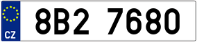 Truck License Plate